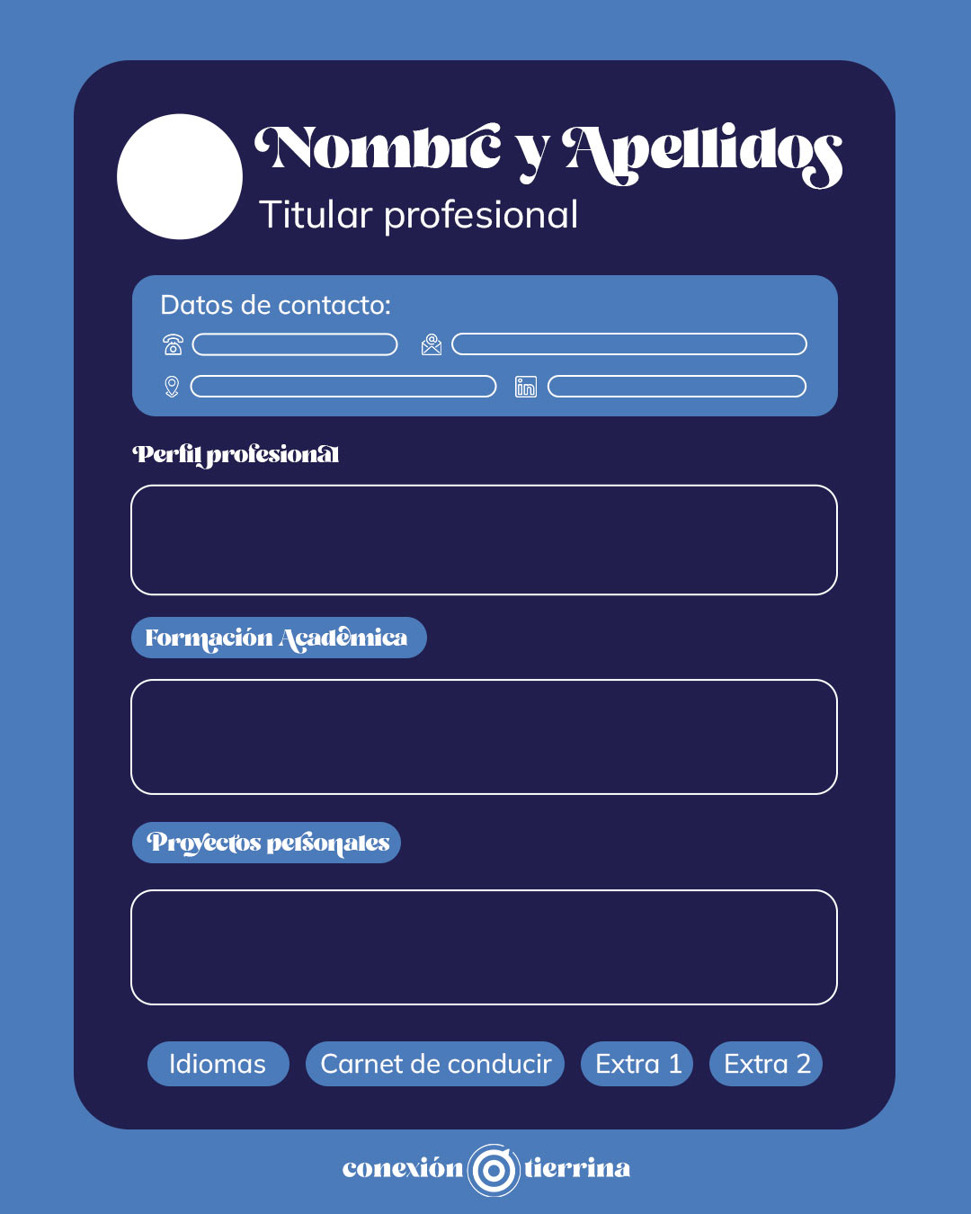 cv sin experiencia ejemplo